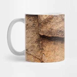 Obscure Straight Lines Carved Into Stone Surface Mug